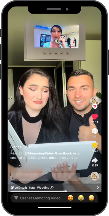 Influencer 4 cu telefonul Memoring Influencer 4 cu telefonul Memoring